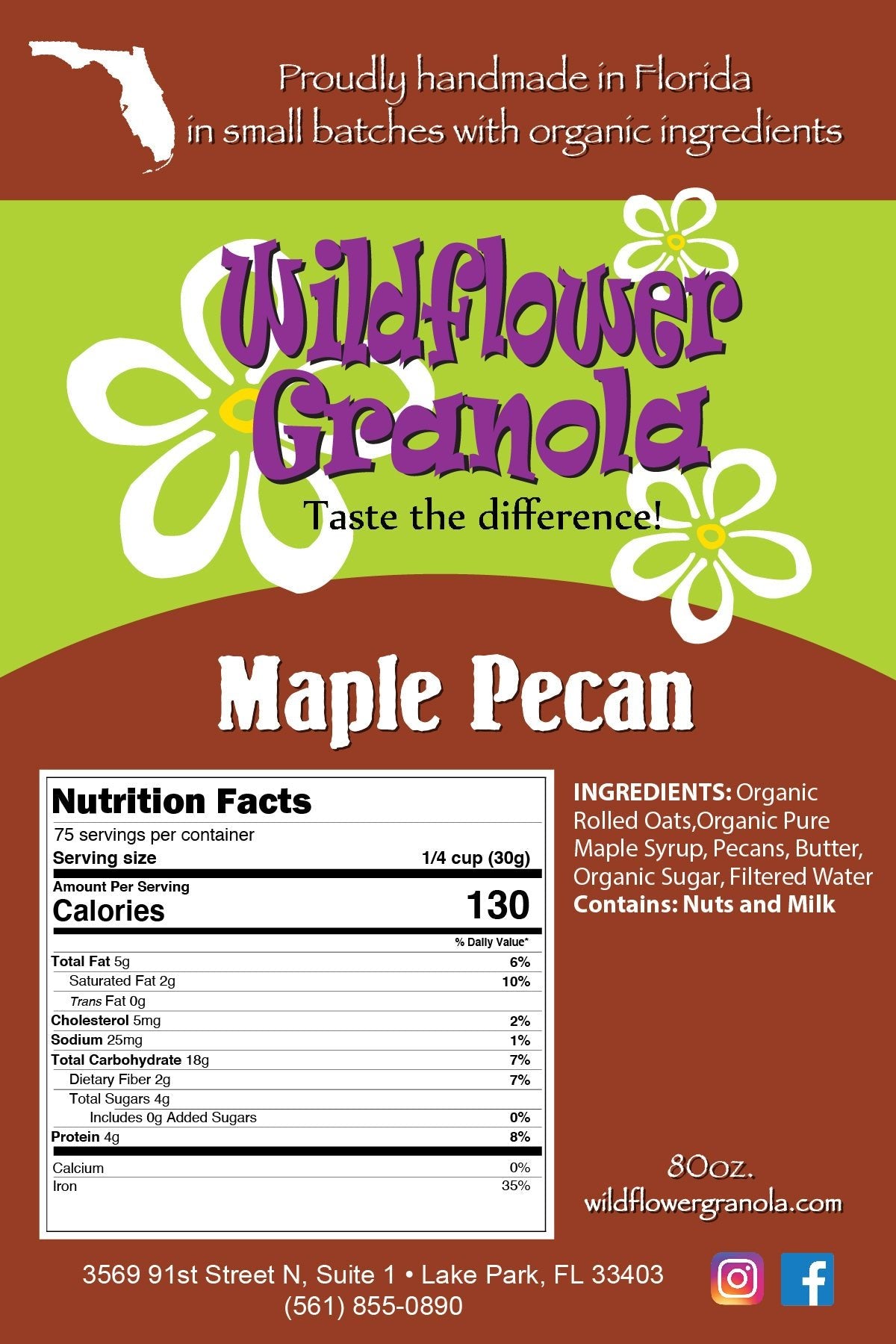 Bulk Maple Pecan - 5lb bag - Wildflower Granola