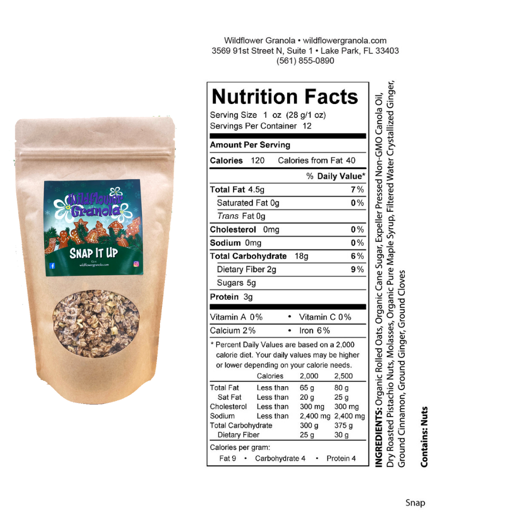 -Limited Edition Snap It Up Granola