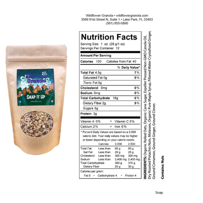 -Limited Edition Snap It Up Granola